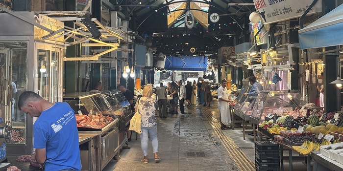 Modiano-markedet i Thessaloniki - Grækenland