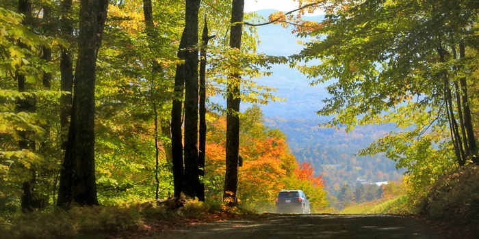 Oplev det flotte og farverige landskab om efteråret