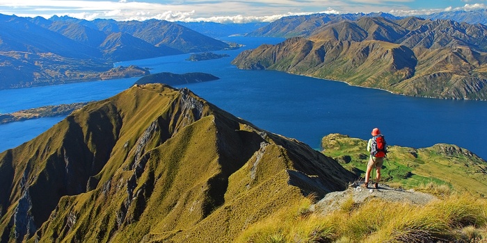 New Zealand Mount Aspiring National Park Wanaka Lake