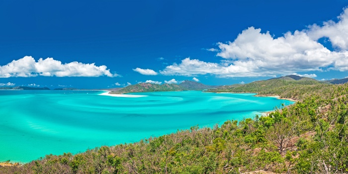 Whitehaven Beach, The Whitsundays i Queensland, Australien