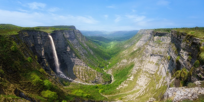 Salto del Nervion vandfaldet i Spanien