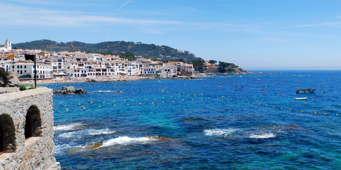 Calella de Palafrugell i Catalonien 