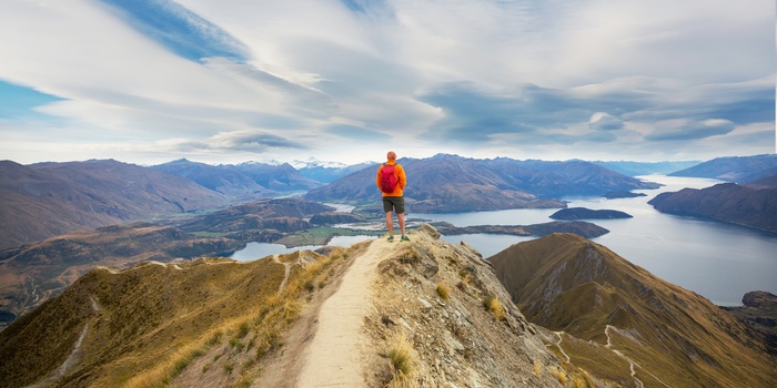 Roys Peak Track og Lake Wanaka på Sydøen - New Zealand
