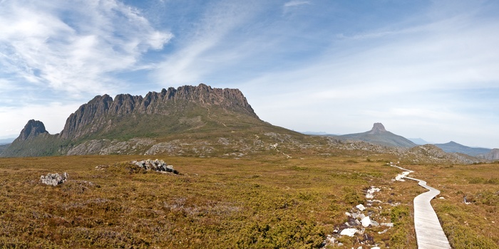 Cradle Mountain i St Clair National Park, vandring - Tasmanien