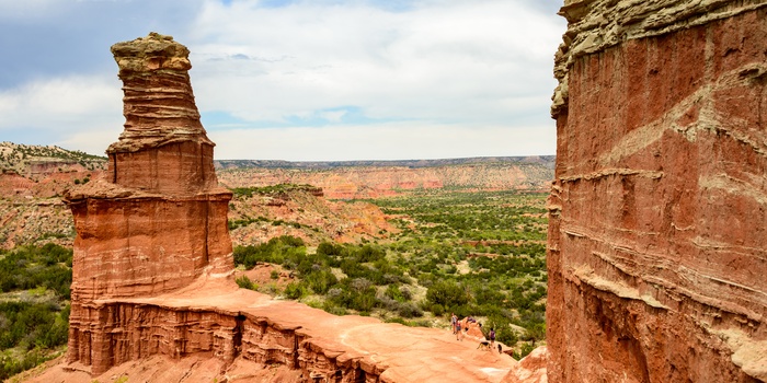 The Lighthouse i Palo Duro Canyon State Park i Texas, USA