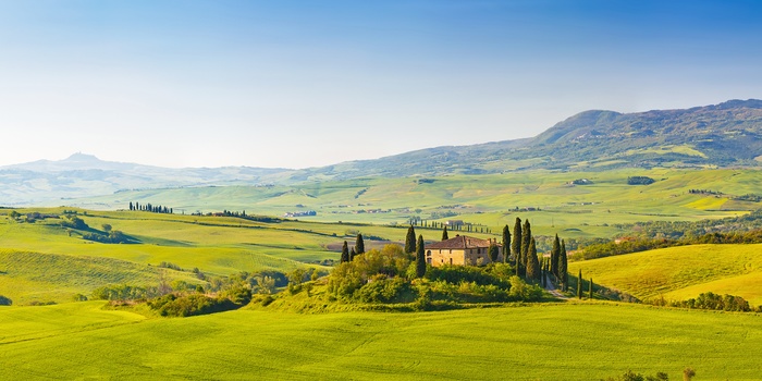 Landskab i Toscana