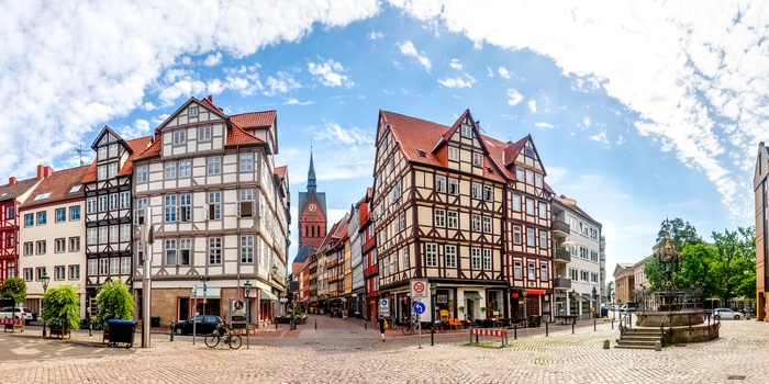 Altstadt i Hannover - den gamle bydel med masser af små butikker