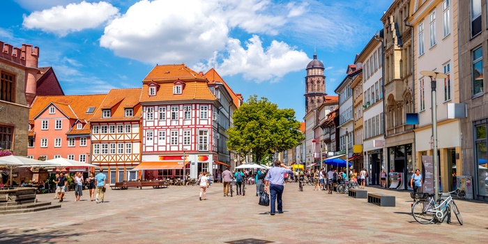 Göttingen by i Niedersachsen, Tyskland