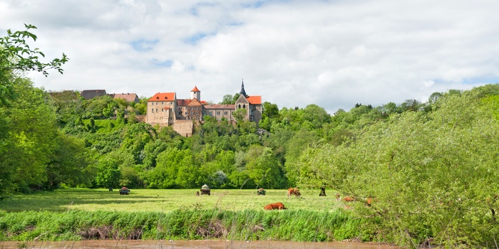 Dornburg slot i Thüringen, Tyskland
