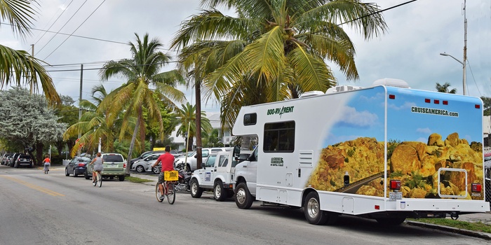 Cruise America Motorhome i Syd, USA