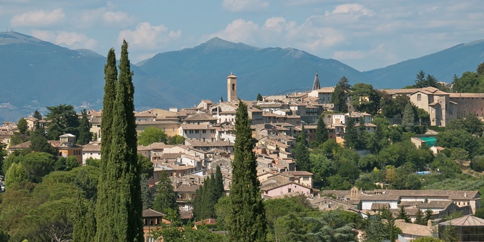 Spoleto i Umbrien