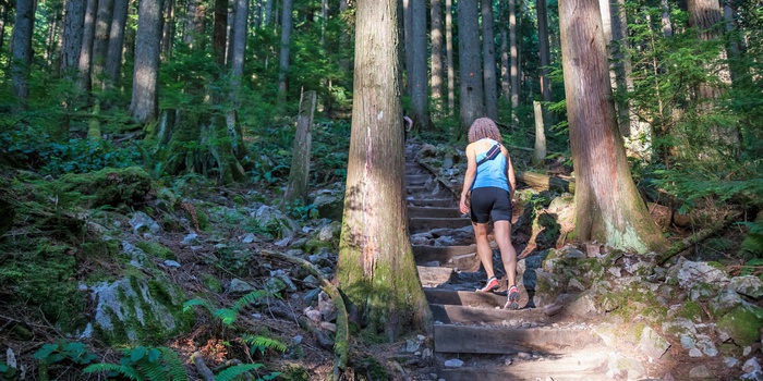 Vandretur på Grouse Mountain, Vancouver i Canada