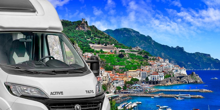 Autocamper i Italien - Amalfikysten