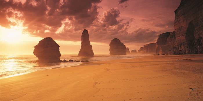 Great Ocean Road i Victoria i Australien