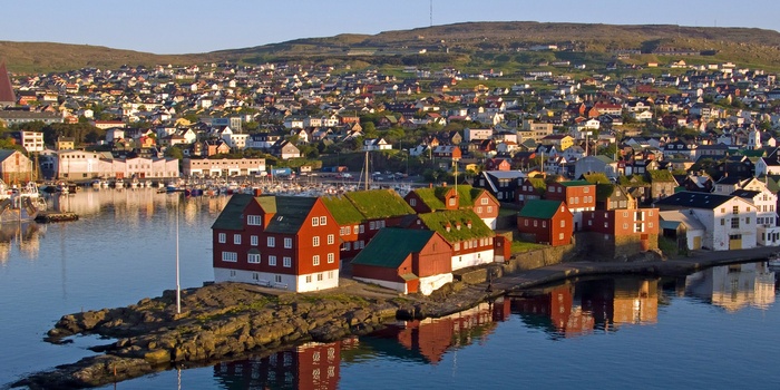 Thorshavn - hovedstaden på Færøerne