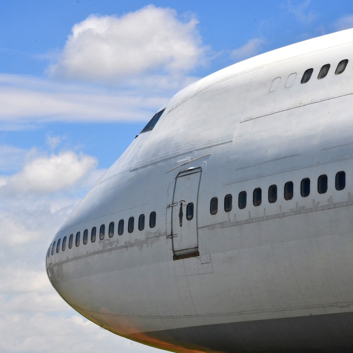 Snuden af en Boeing 747 eller Jumbojet