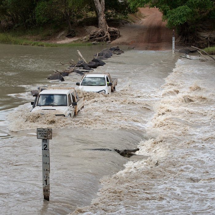 Cahills Crossing, Kakadu Nationalpark i Northern Territory