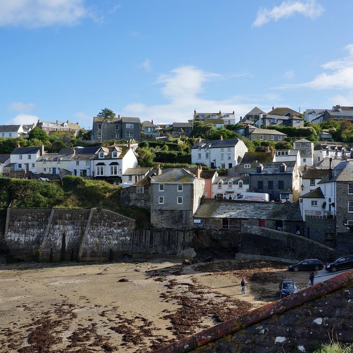 Smuk udsigt over Port Isaac i Cornwall, England