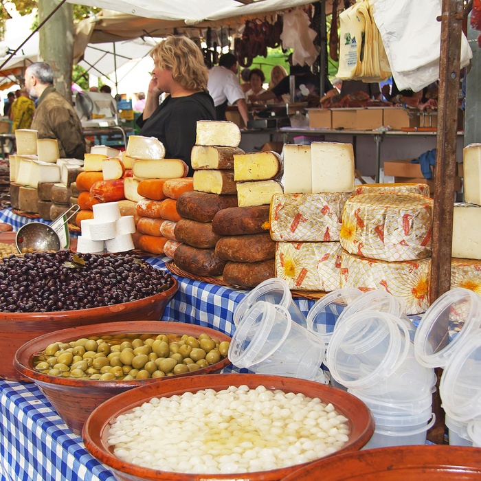 Marked på Mallorca med lokale produkter