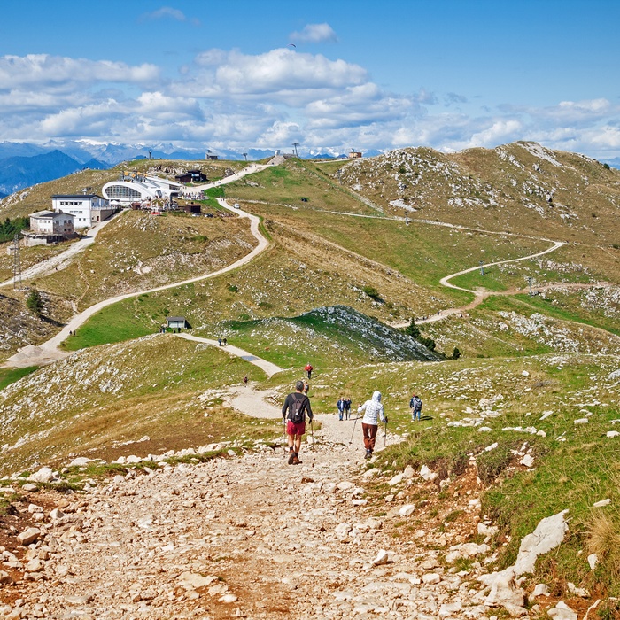 Vandring på Monte Baldo ved Gardasøen