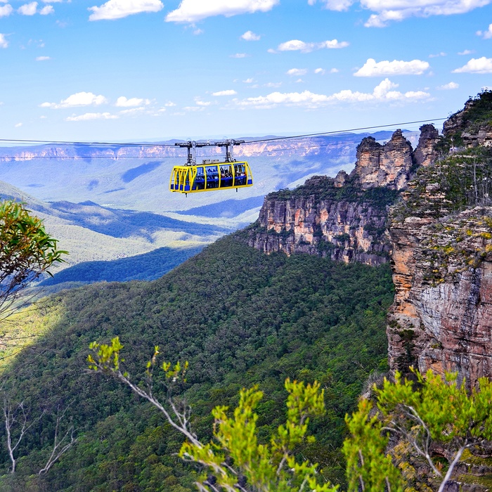 Skyrail Rainforest Cableway i Blue Mountains nær Sydney