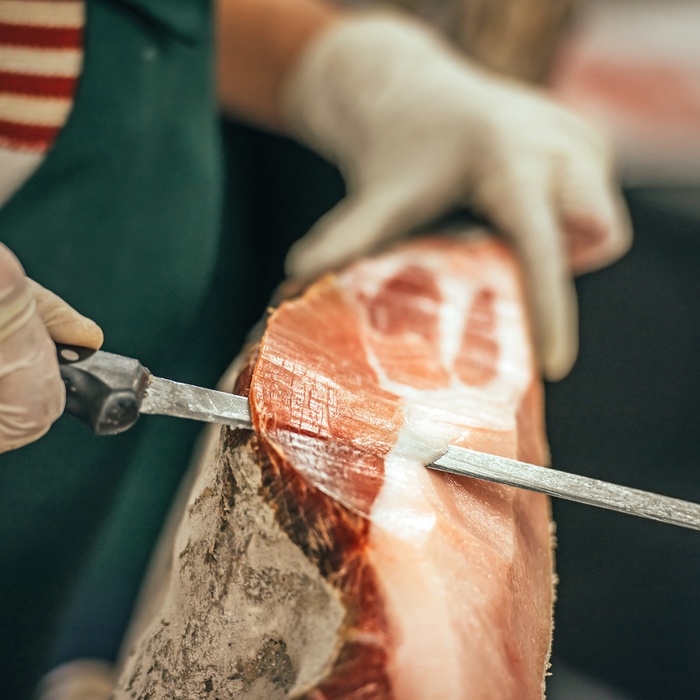 Parmaskinken Prosciutto Crudo di Parma, Norditalien