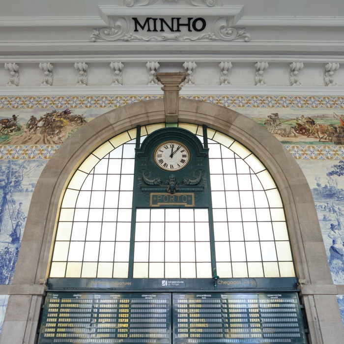 Banegården Sao Bento i Porto