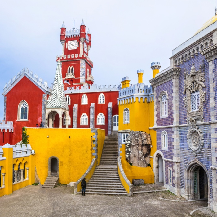 Palacio Nacional da Pena i Sintra, det centrale Portugal