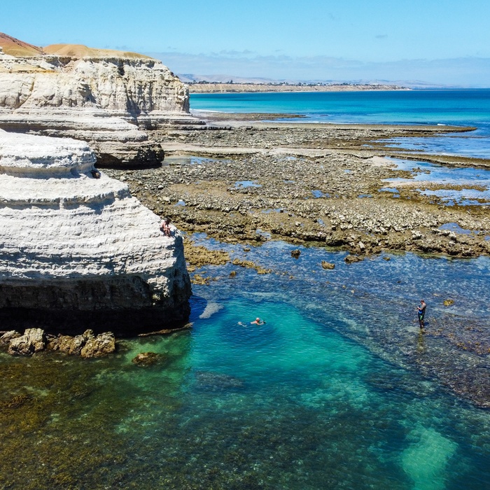 Port Willunga Beach på Fleurieu halvøen - South Australia