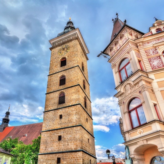 Black Tower i byen České Budějovice - Tjekkiet