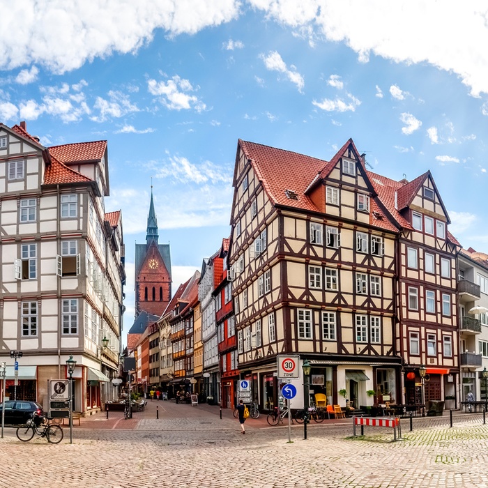 Altstadt i Hannover - den gamle bydel med masser af små butikker