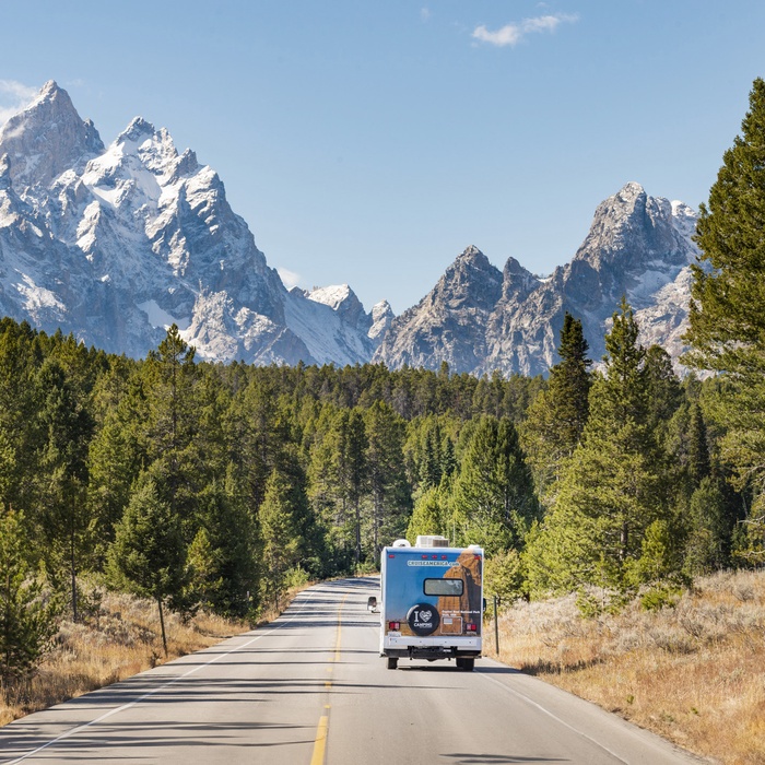 Cruise America Motorhome i Alaska, USA