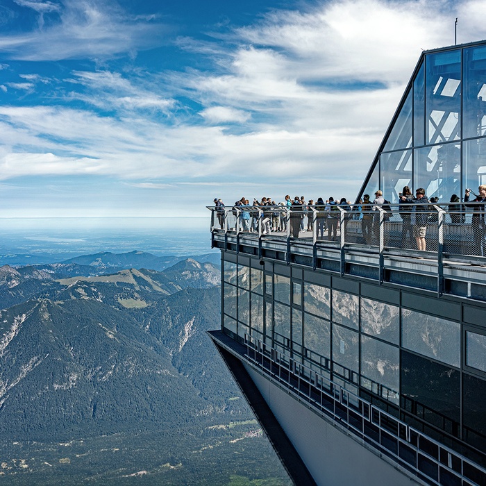 Udsigtsplatform Zugspitze Bayern, Sydtyskland