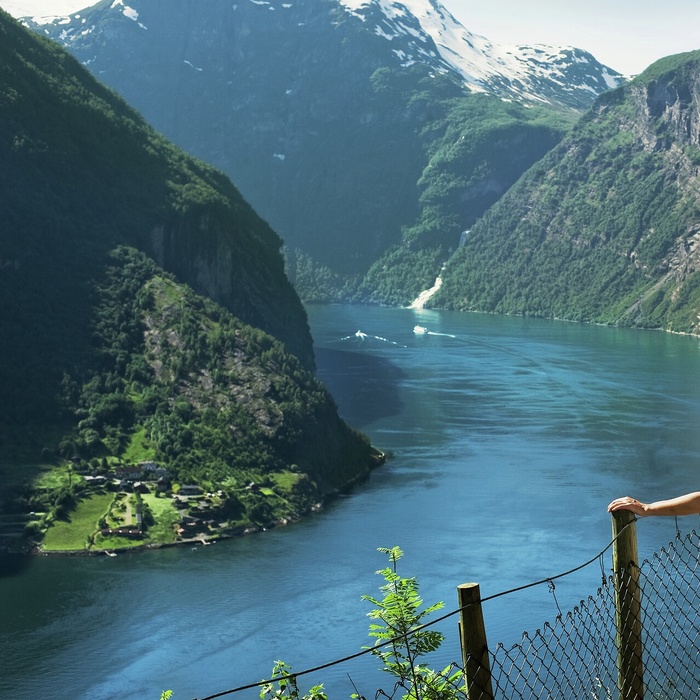 Udsigt over Geirangerfjorden Foto Fred Jonny Hammerø MøreRomsdal