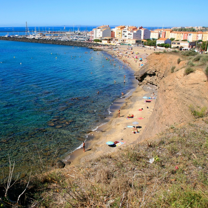 Stranden ved Cap-d'Agde, Frankrig