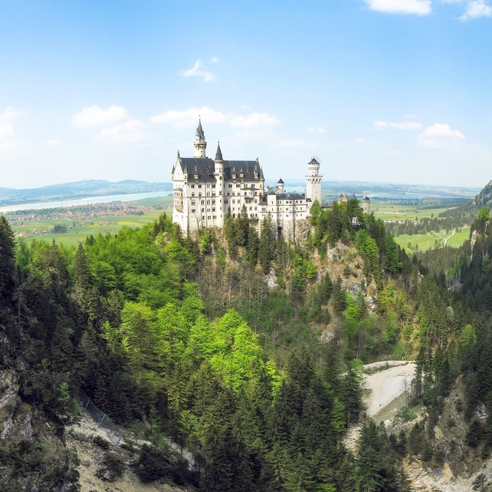 Schloss Neuschwanstein i Sydtyskland