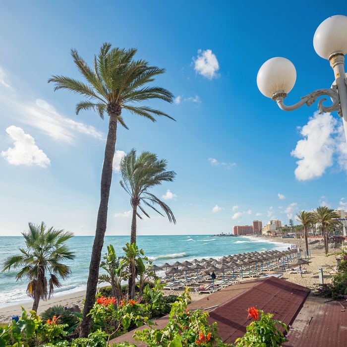 Benalmadena stranden i Costa del Sol