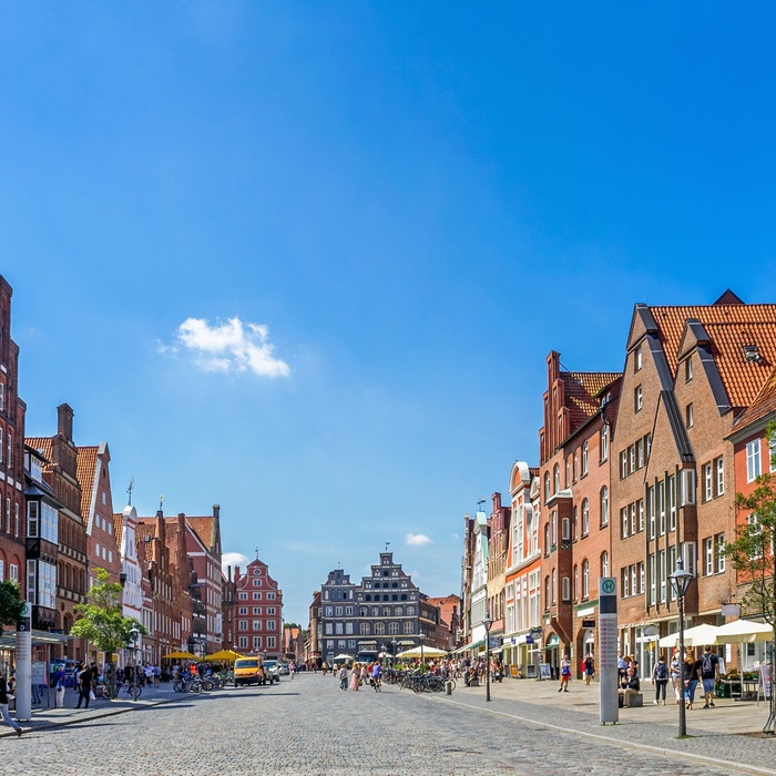 Lüneburg centrum, Niedersachsen i Nordtyskland