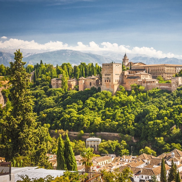 Alhambra i Andalusien, Spanien