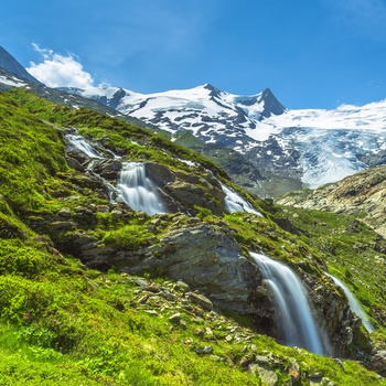 Vandfald i Hohe Tauern National Park, Østrig