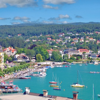 By ved søen Worthersee i Kärnten, Østrig