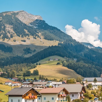 Byen Russbach i Salzkammergut, Østrig