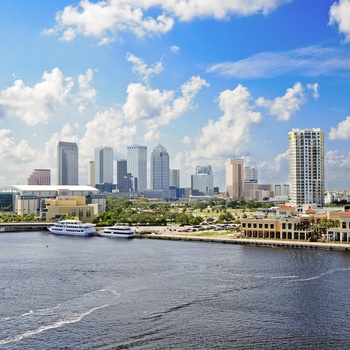 Tampa skyline og havn