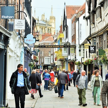 Shoppinggade i York - England