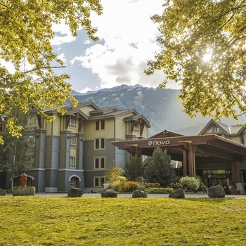 Aava Whistler Hotel, BC i det vestlige Canada - Indgang og facaden