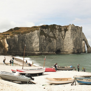 Alabaster Coast Étretat Normandiet - Foto: Niels Bosman-Unsplash