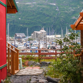 Havnebyen Whittier i Alaska