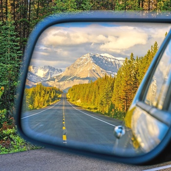 Icefields Parkway i Jasper Park og de canadiske Rockies, Alberta i Canada