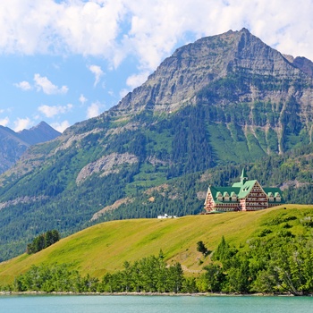 Prince of Wales Hotel i Waterton National Park, Alberta i Canada