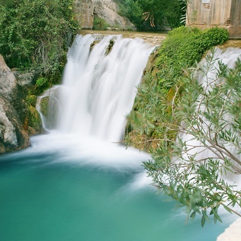 Vandfaldet Les Fonts de l'Algar i Alicante